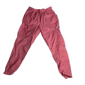 Outdoor Voices Riverstone Cargo Pants Rose Pink Lightweight Adjustable Size XL